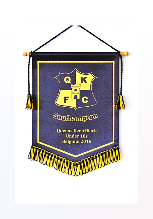 Buy custom pennants online with bespoke printed designs