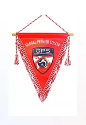High-quality satin and felt pennants for sports and events